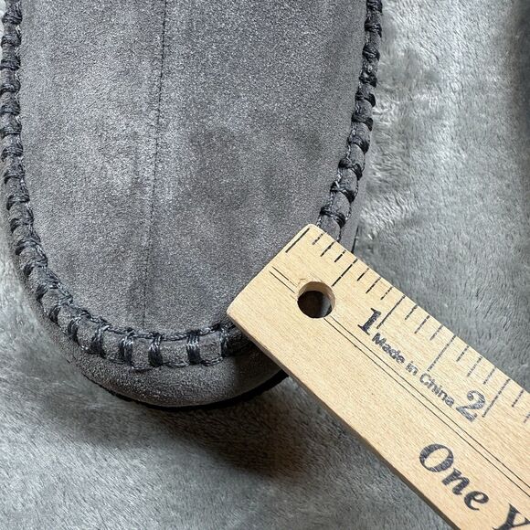Sorel Falcon Ridge II Slippers Mens 11 Grey Comfort Cozy Faux Fur NM3462-052 - Picture 4 of 9